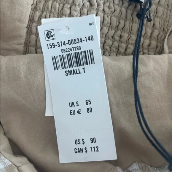 NWT Abercrombie and Fitch Linen Collection mini dress: - Picture 9 of 9